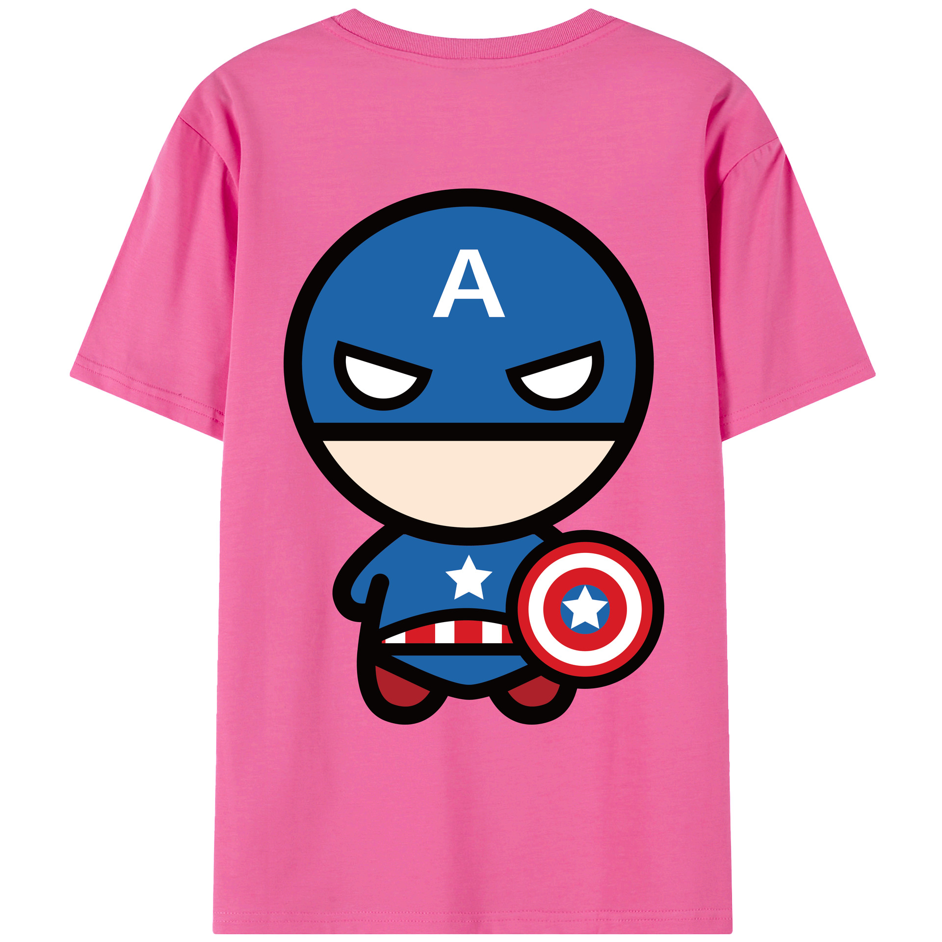 （画像用） アベンジャーズ The Avengers レディース半袖Tシャツ(バックプリント)